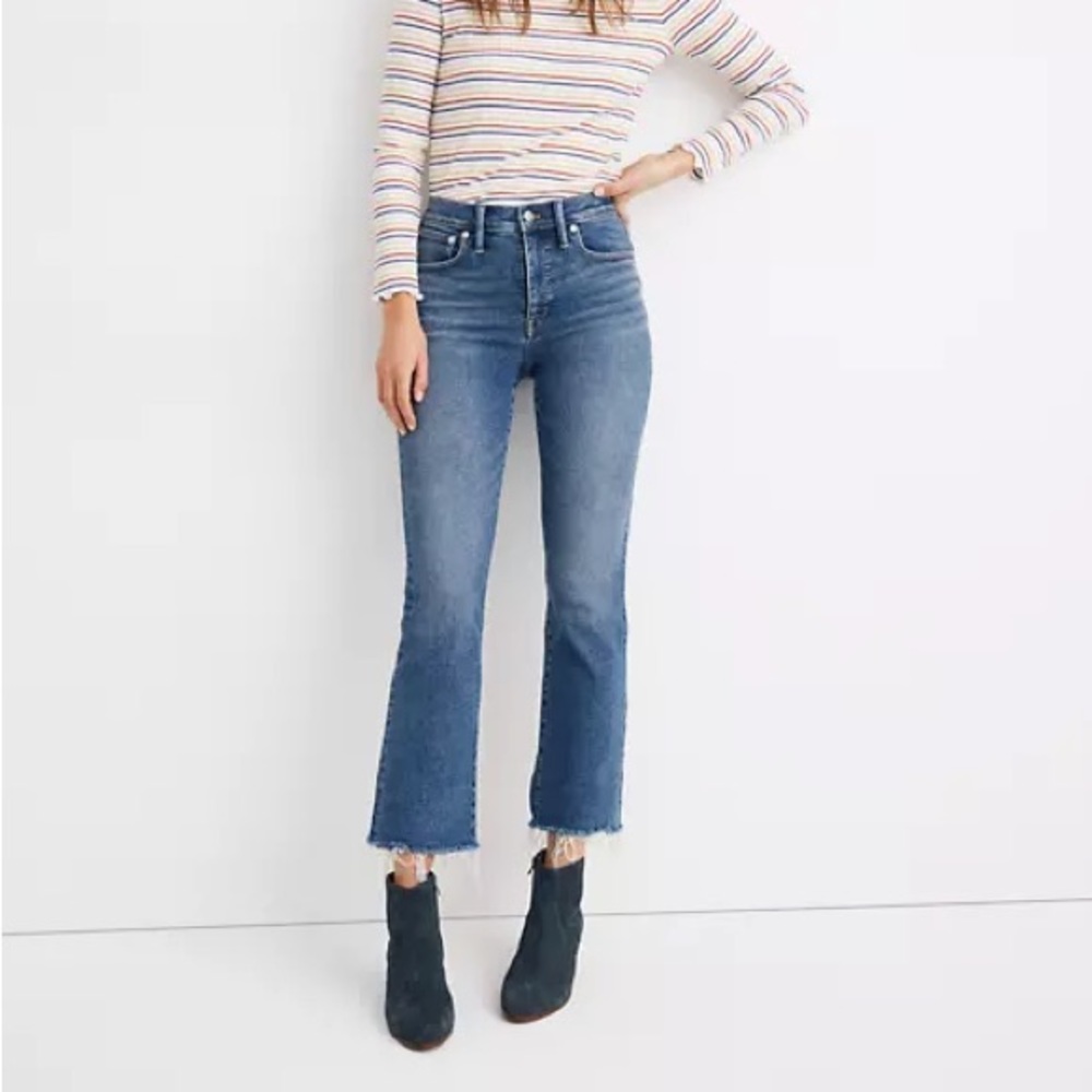 MADEWELL CALI DEMI BOOT JEANS IN FLEETWOOD WASH